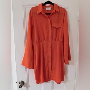 ASOS Curve Bright Orange Dress